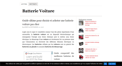 Desktop Screenshot of batterie-voitureinfos.com